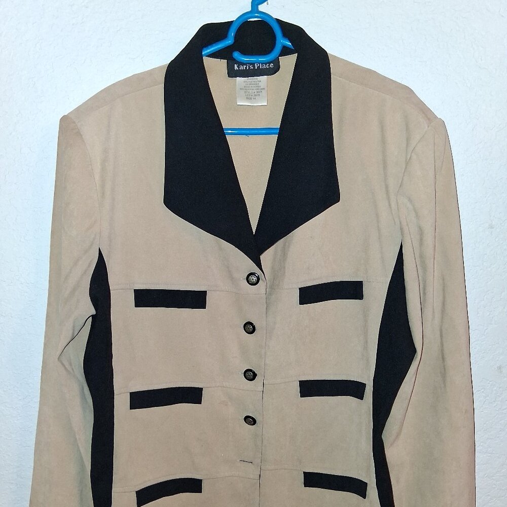 80s Vintage Karis Place Blazer Size 14